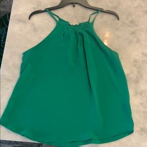 Green tank top